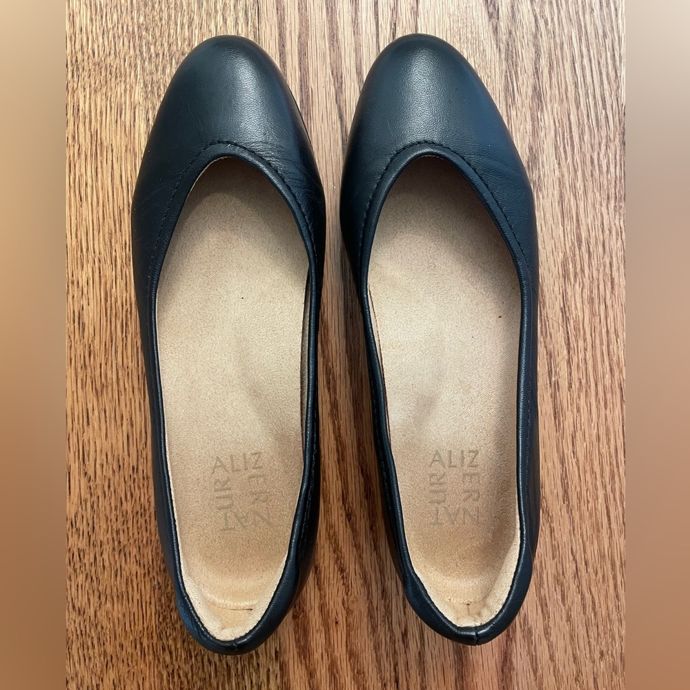 Naturalizer Black Ballet Vivienne Flat Size 6.5